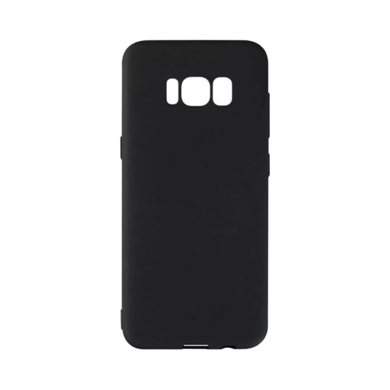 Capa de Silicone Macio para Samsung Galaxy S8 Plus Preto